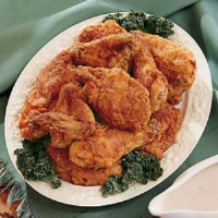 Buttermilk Fried Chicken with Gravy Recipe: How to Make It image