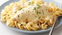 Slow-Cooker Cream Cheese Chicken Recipe - Tablespoon.com image