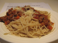 Weight Watchers Spaghetti With Meat Sauce 5 Points Recipe ... image