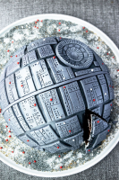 Easy Star Wars Cake {Death Star Cake} - CakeWhiz image