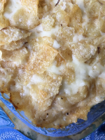 Baked Mac N Cheese With Potato Chip Topping Recipe ... image