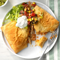 Air-Fryer Chicken Taco Pockets Recipe: How to Make It image