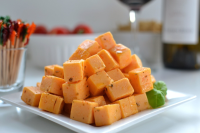 Marinated Cheese Cubes Recipe - Food.com image