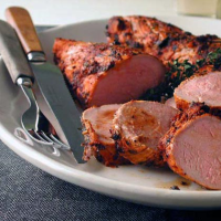 Spanish-Style Brined Pork Tenderloin Recipe | MyRecipes image