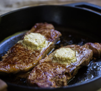 Steaks with Blue Cheese Butter | Lodge Cast Iron image