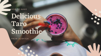 How To Make Delicious Taro Smoothie From Scratch image