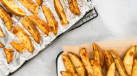 Crispy, Spicy Oven Fries with Balsamic Ketchup and Dijon ... image