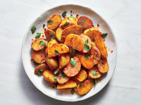 Roasted Turnips and Potatoes With Lime Juice and Parsley ... image