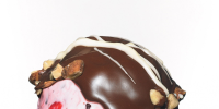 Dark-Chocolate-Dipped Cherry Ice Cream Cones Recipe ... image
