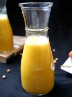 Carrot soy milk for children to grow taller recipe ... image
