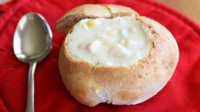 Easy Bread Bowls and Soup Recipe - Tablespoon.com image