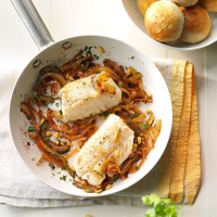 Pan-Seared Cod Recipe: How to Make It - Taste of Home image