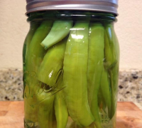 Refrigerator Pickled Banana or Hot Peppers | Just A Pinch ... image