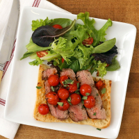 Steak and Tomatoes on Toast | Better Homes & Gardens image