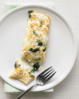 Egg-White Omelet with Spinach and Cottage Cheese Recipe ... image