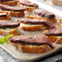 Flank Steak Crostini Recipe: How to Make It image