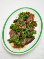 Steak & salsa verde | Beef recipes | Jamie Oliver recipes image