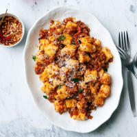 Potato Gnocchi with Chorizo Sauce Recipe - Francis ... image