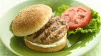 Savory Turkey Burgers with Garlicky Mayonnaise Recipe ... image