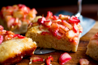Sweet Rhubarb Focaccia Recipe - NYT Cooking image