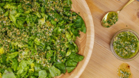 Salad With Green Olive Dressing | Recipe - Rachael Ray Show image