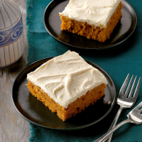 Pumpkin Spice Sheet Cake with Cream Cheese Frosting Recipe ... image