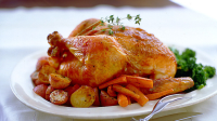 Perfect Roast Chicken Recipe | Martha Stewart image
