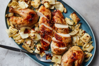 Roasted Chicken With Caramelized Cabbage Recipe - NYT Cooking image