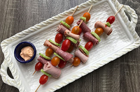 Quick and Easy Deli Meat and Veggie Kabobs | Eckrich image