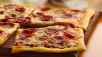 Pepperoni Pizza Recipe - Pillsbury.com image