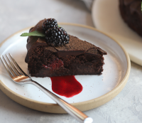 Chocolate Blackberry Torte Recipe | Driscoll's image