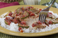 Chicken with Zucchini and Tomatoes | MrFood.com image