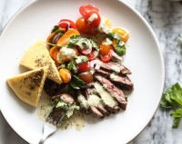 Herb-Marinated Steak Gyro Plates Recipe | SideChef image