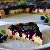 Blueberry and Vanilla Custard Tart | Allrecipes image