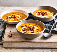 Spicy pumpkin soup recipe | BBC Good Food image
