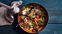 Normandy-Style Pork Stew | Martha Stewart image
