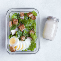 Spring Green Salad with Hard-Boiled Eggs Recipe | EatingWell image