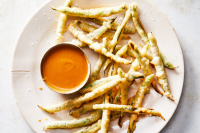 Tempura-Fried Green Beans With Mustard Dipping Sauce ... image