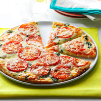 Spinach Pizza Recipe: How to Make It image