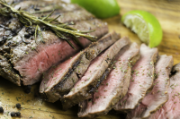 Tuscan Flank Steak With Lemon-Rosemary Sauce Recipe by The ... image