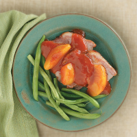 Pork Roast with Peach Sauce Recipe: How to Make It image