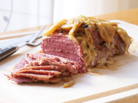Oven-Braised Corned Beef Brisket Recipe | MyRecipes image