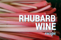 Rhubarb Wine Recipe - How to Make A Delicious Rhubarb Wine image