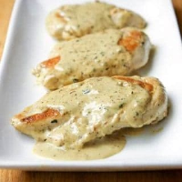 Chicken with Mustard Cream Sauce — Let's Dish Recipes image