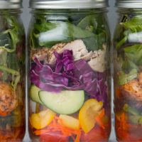 Mason Jar Salad Meal Prep Recipe by Tasty image