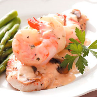 Sole with Shrimp Sauce Recipe: How to Make It image