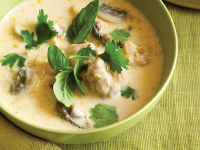 Thai Chicken Coconut Soup (Tom Kha Gai) Recipe | MyRecipes image