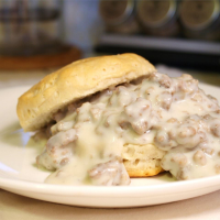 Easy Sausage Gravy and Biscuits Recipe | Allrecipes image