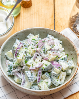 Greek Yogurt Cucumber Salad to Hydrate and Lower ... image