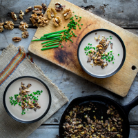 Vegan Cream of Mushroom Soup Recipe | EatingWell image